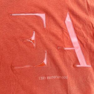 Emporio Armani Men's Terracotta Tee